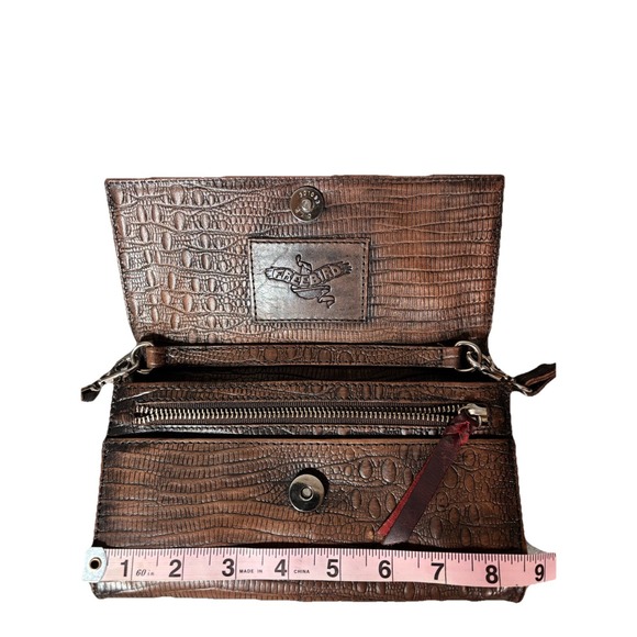 RARE Freebird By StevenLola Leather Handbag Crossbody Bag Moto Boho Festival EUC - Picture 12 of 13